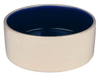 Castron Ceramic, 1 l/18 cm, Crem/Albastru, 2451