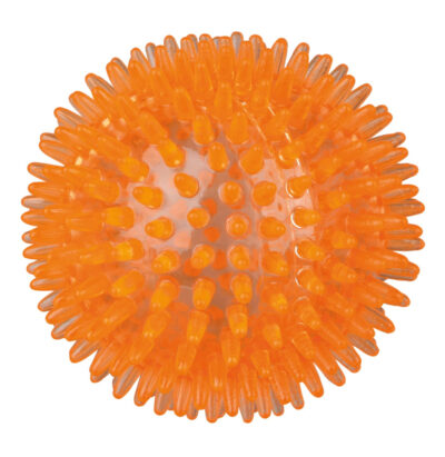 Jucarie Pentru Caini, Minge Arici, Plutitoare, 8 cm, Portocaliu, 33651