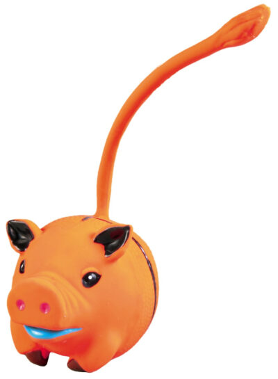 Jucarie Pentru Caini, Minge Animalut, Latex, Cu Sunet, 6 cm, 3462