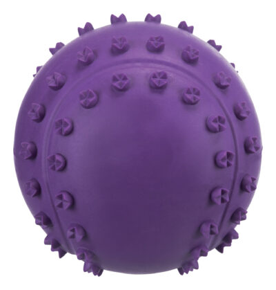 Jucarie Pentru Caini, Minge, Cauciuc, Cu Sunet, 6 cm, Portocaliu, 34841