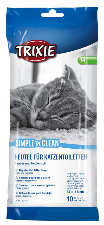 Pungi Igienice Simple'n'Clean, Pentru Litiera, M: pana la 37x48 cm, 10 buc, 4043