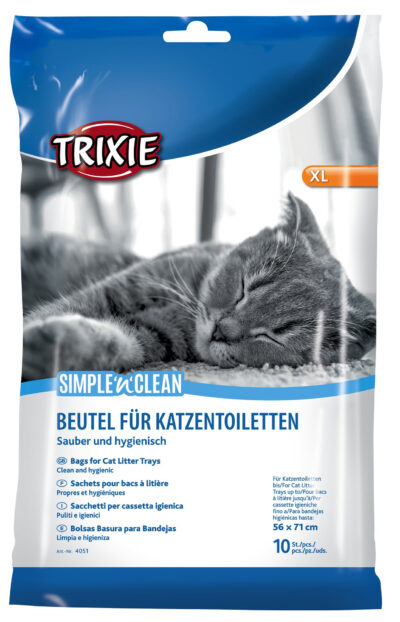 Pungi Igienice Simple'n'Clean, Pentru Litiera, XL: Pana la 56x71 cm, 10 buc, 4051