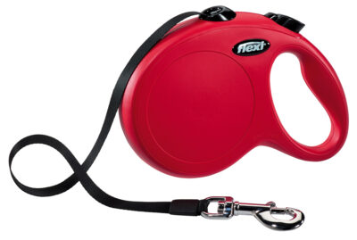 Lesa Flexi Classic, Banda, L: 5 m/50 kg, Rosu, 11723