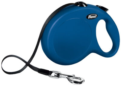 Lesa Flexi Classic, Banda, L: 8 m/50 kg, Albastru, 11732