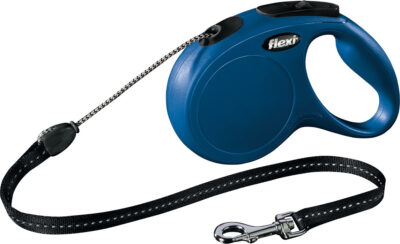 Lesa Flexi Classic, Snur, M: 5 m/20 kg, Albastru, 11792