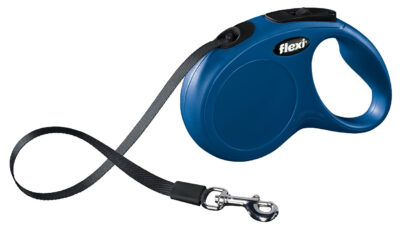 Lesa Flexi Classic, Banda, S: 5 m/15 kg, Albastru, 11832