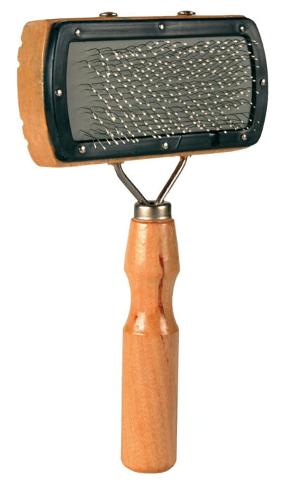Perie Tesala Soft, Maner Lemn/Peri Metalici, 10x18 cm, 2300