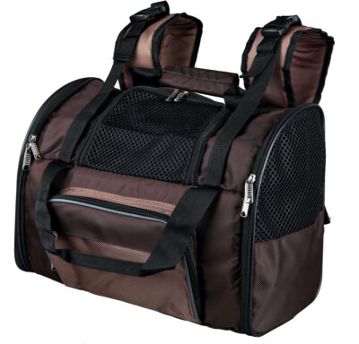 Rucsac De Transport, Shiva, 41x30x21 cm, Pana la 8 kg, Maro/Bej, 28871