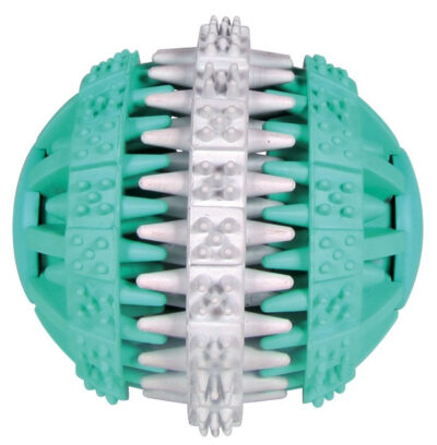Jucarie Pentru Caini, Denta Fun, Minge, Aroma Menta, Cauciuc, 6 cm 32941