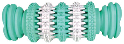 Jucarie Pentru Caini, Denta Fun, Os, Aroma Menta, Cauciuc,15 cm 32944