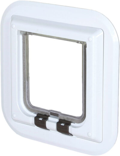 Usa Batanta 4-Way pentru Usa Din Sticla 27x27 cm Alb 38631