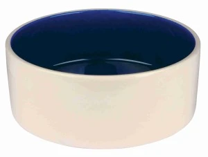 Castron Ceramic, 2.3 l/ 22 cm, Crem/Albastru, 2452