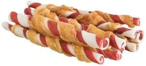 Recompense Pentru Caini, Denta Fun, Rulouri Cu Pui BBQ, 12 cm, 10 buc/80 g, 31376