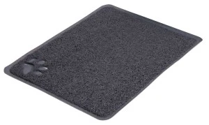 Covoras In Fata Litierei, Forma Dreptunghi, PVC, 37 x 45 cm, Antracit, 40381