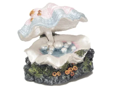 Decor Scoica cu Perle, S 12.5 x 11.5 x 8 cm, 234/108154