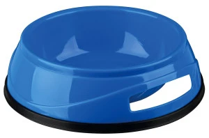 Castron Plastic, Antiderapant, Greu, 0.5 l/14 cm, Diferite Culori, 24951