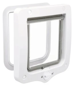 Usa Batanta Pentru Pisici, 2-Way, 20x22 cm, Alb, 44201