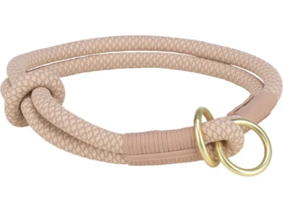 Zgarda Coarda Soft, Semistrangulanta, S: 35 cm/6 mm, Roz/Roz Light, 1984407