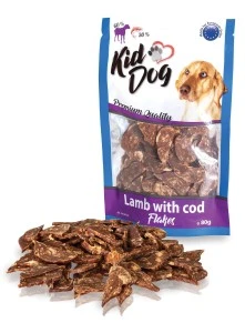 Recompense Pentru Caini, Fulgi De Miel Cu Cod, 80 g, A04723