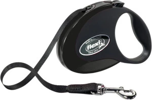 Lesa Flexi Style, Banda, S: 3 m/12 kg, Negru, 12380