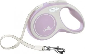 Lesa Flexi Comfort, Banda, S: 5 m/15 kg, Roz, 213406