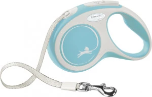 Lesa Flexi Comfort, Banda, S: 5 m/15 kg, Albastru Deschis, 213404