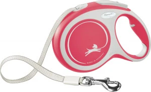 Lesa Flexi Comfort, Banda, L: 8 m/50 kg, Rosu, 213703