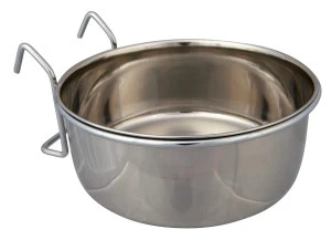 Hranitor Inox Pentru Pasari, Cu Suport De Agatat, 900 ml/14 cm, 5496