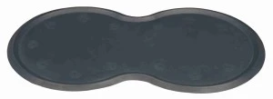Servet Pentru Castron, Cauciuc, 45 x 25 cm, Gri Inchis, 24561