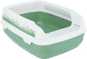 Litiera Delio, Cu Rama, 38 x 20 x 50 cm, Verde/Alb, 40398