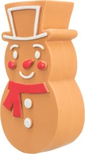 Jucarie Pentru Caini, Xmas, Turta Dulce, Latex, 11 cm, Diverse Modele, 92535