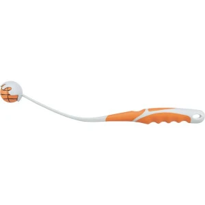 Jucarie Pentru Caini, Catapulta Cu Minge, 4.5/40 cm, Portocaliu/Gri, 32441