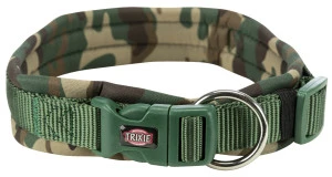Zgarda Premium Captusita, Extra Lata, M-L: 42-48 cm/20 mm, Camuflaj/Verde Padure, 1988423