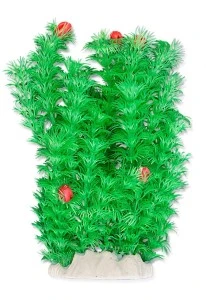 Planta Artificiala Pentru Acvariu, 20 cm, Verde/Rosu, 2F14