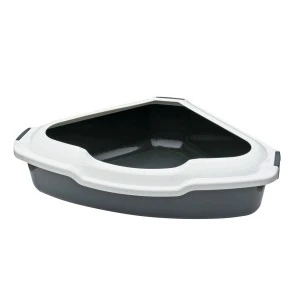 Litiera De Colt, Cu Rama, 56 x 43 x 14 cm, Gri, Q33N