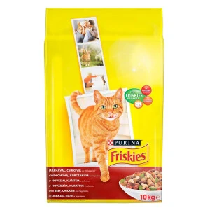 Friskies Cat cu Carne de Vita, 10 kg