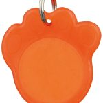 Adresier Pentru Zgarda, Plastic, Fosforescent, 3.5 cm, Portocaliu, 2277