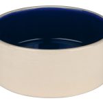 <strong>Trixie</strong> Castron Ceramic, 1 l/18 cm, Crem/Albastru, 2451 – Caini / Castroane