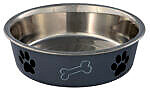 <strong>Trixie</strong> Castron Inox Cu Invelis De Plastic, 1.4 l/21 cm, Diferite Culori, 25244 – Caini / Castroane