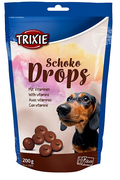 Trixie Recompense Pentru Caini, Drops Cu Ciocolata, 200 g, 31613 – Caini / Recompense / Drops