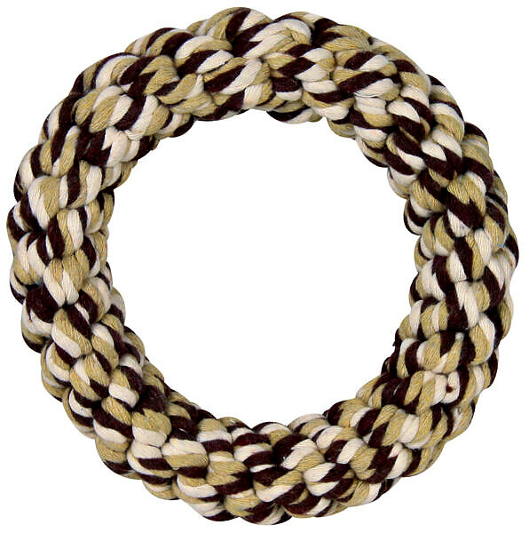 <strong>Trixie</strong> Jucarie Pentru Caini, Inel Din Sfoara, 14 cm 32655 – Caini / Jucarii pentru Aport