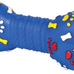 <strong>Trixie</strong> Jucarie Pentru Caini, Os, Vinil, Cu Sunet, 15 cm, Roz, 3374 – Caini / Jucarii pentru Aport