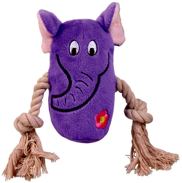 <strong>Trixie</strong> Jucarie Pentru Caini, Animal Plus Cu Sfoara, Cu Sunet, 13 cm 3618 – Caini / Jucarii de Plush