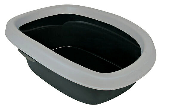<strong>Trixie</strong> Litiera Carlo 1, Cu Rama, 31x14x43 cm, Gri, 40111 – Pisici / Litiere, Trixie