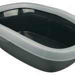 <strong>Trixie</strong> Litiera Carlo 2, Cu Rama, 39x17x58 cm, Gri, 40121 – Pisici / Litiere, Trixie