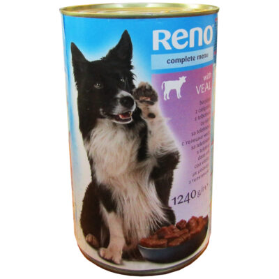 <strong>Reno</strong> Hrana Umeda Pentru Caini, Reno Adult, Vitel, 1240 g – Caini / Hrana Umeda