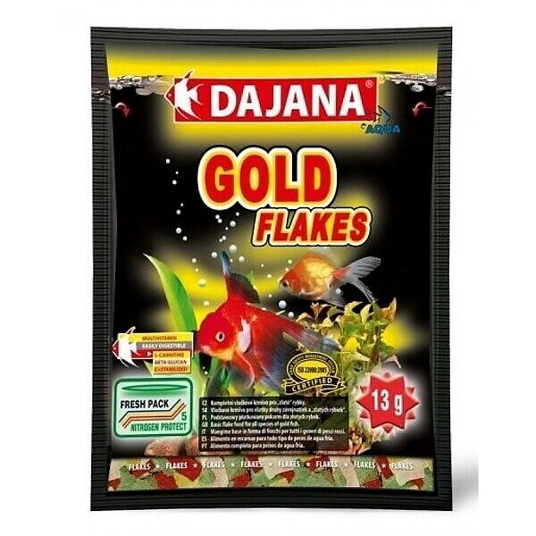 <strong>Dajana Pet</strong> Gold Fulgi Plic 13g DP001S – Pesti / Hrana Pesti de Acvariu