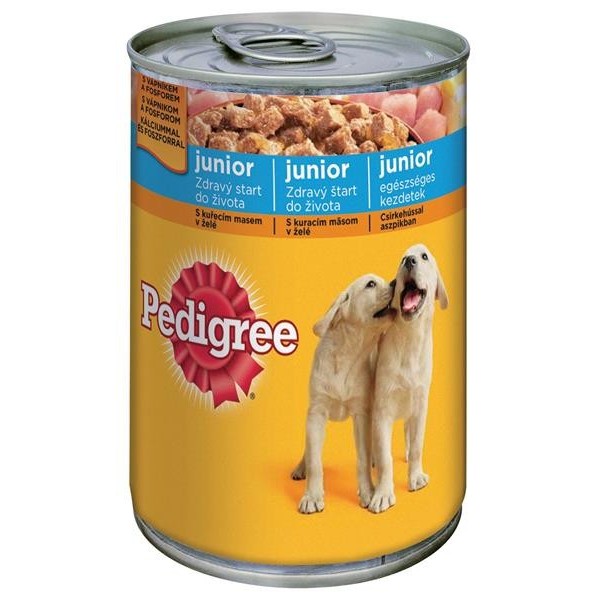 <strong>Pedigree</strong> Hrana Umeda Pentru Caini, Pedigree Junior, Pui, 400 g – Caini / Hrana Umeda
