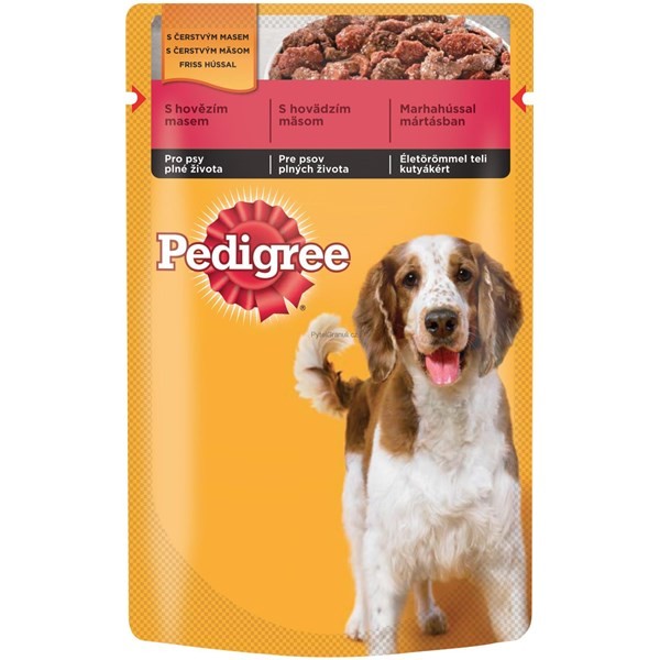 <strong>Pedigree</strong> Hrana Umeda Pentru Caini, Pedigree Adult, Vita In Aspic, 100 g – Caini / Hrana Umeda