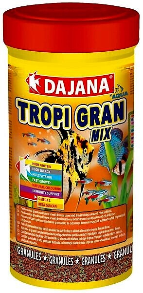 <strong>Dajana Pet</strong> Tropical Basic Granule 100ML DP100A1 – Pesti / Hrana Pesti de Acvariu